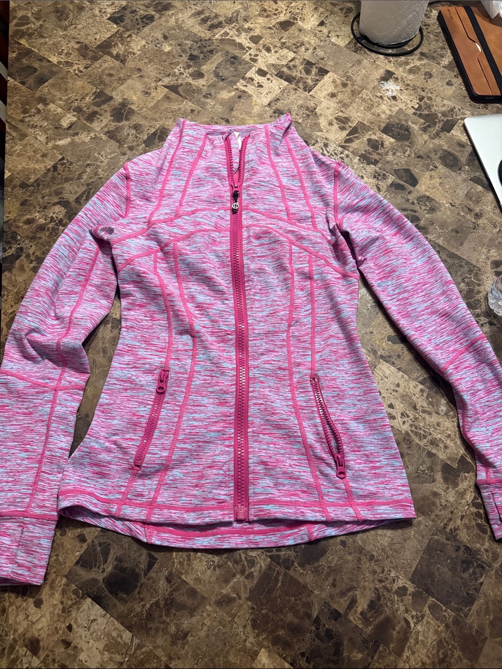 lululemon athletica Pink Space-Dye Full-Zip define